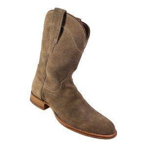 Tecovas Mens The Shane 1009 Suede Mid Calf Pull On Western Boots Size 8.5 D
